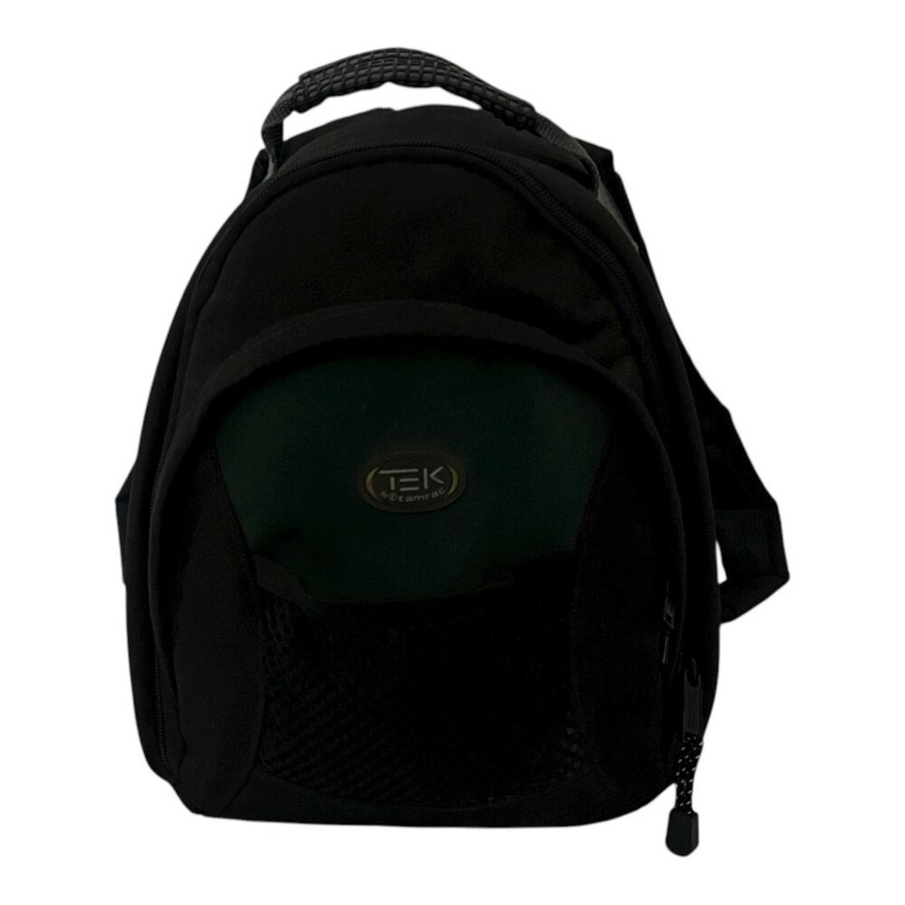 Tek Tamrac Camera 2 Strap Backpack Bag Small Black‎ Green Padded Dividers